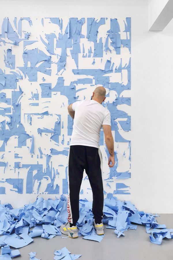 Guillermo Mora - GUILLERMO_MORA_Si_pero_no_Irene_Laub_Gallery_2024_proceso