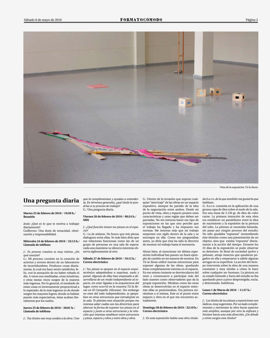 Guillermo Mora - GUILLERMO_MORA_Una_pregunta_diaria_Formatocomodo_2010_Pag_2