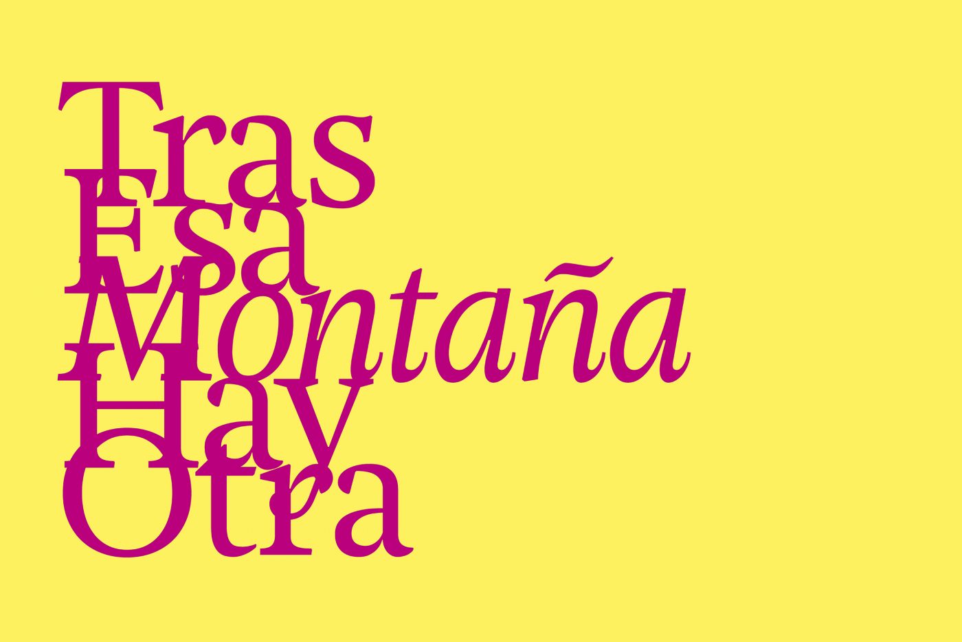 Guillermo Mora - TRAS ESA MONTAÑA HAY OTRA